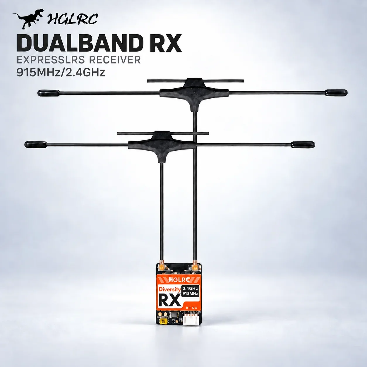 Antenna 2.4Ghz - Récepteur HGLRC Dualband RX ExpressLRS 915MHz