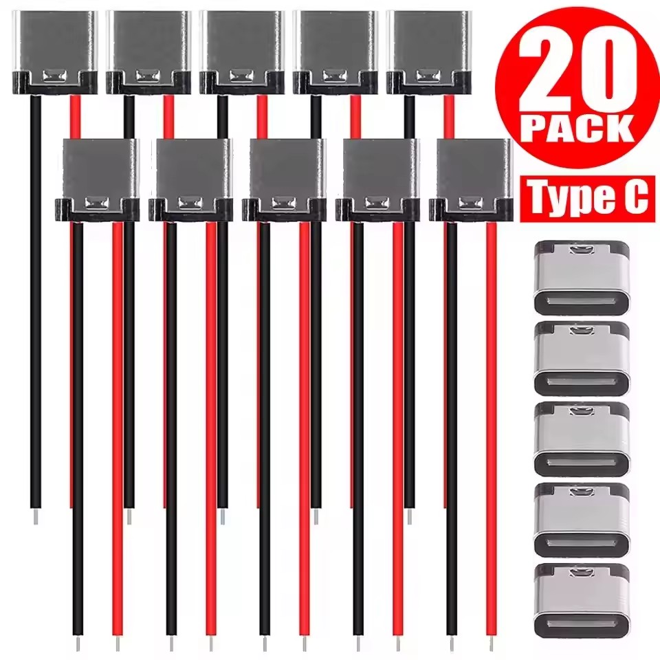 Usb C Cable - Câble d'alimentation étanche USB-C femelle de