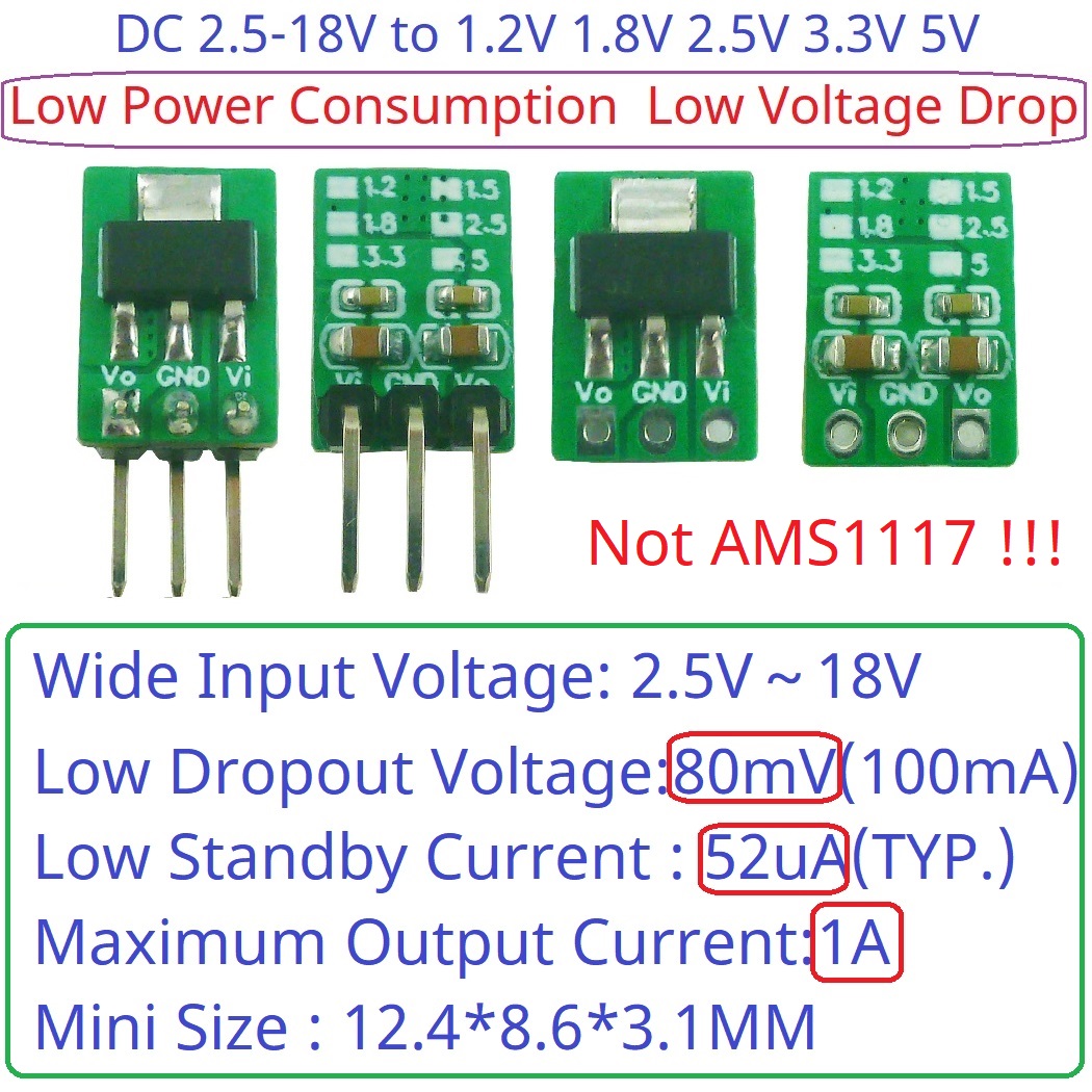 Esp32 Step Down Buck - Module LDO abaisseur de tension pour