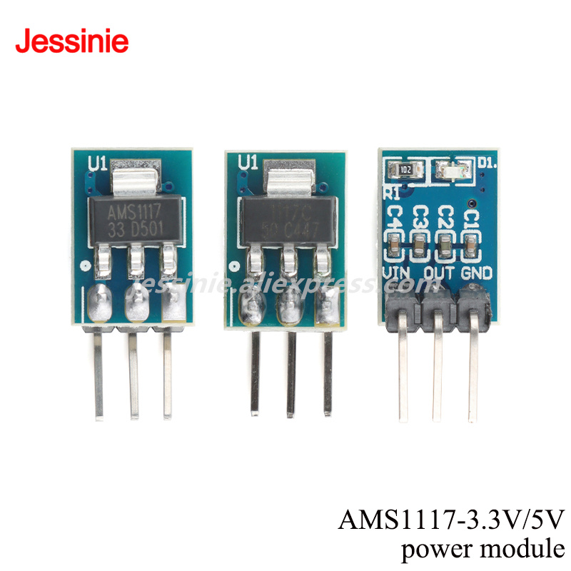 Ams1117 Module - Module d'alimentation AMS1117 3.3V 5V, régulateur