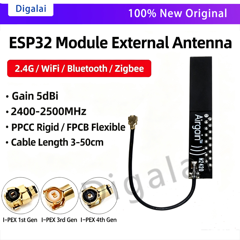 Ipex Connector - Antenne ESP32 2,4 GHz WiFi Bluetooth