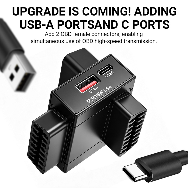 Adaptateur répartiteur OBD2 1  - Usb C Cable avis et prix