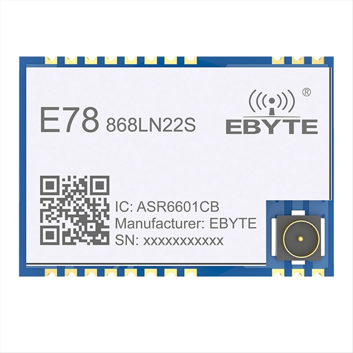 Module LoRa A73T LoRaWAN SoC E - Ipex Connector avis et prix