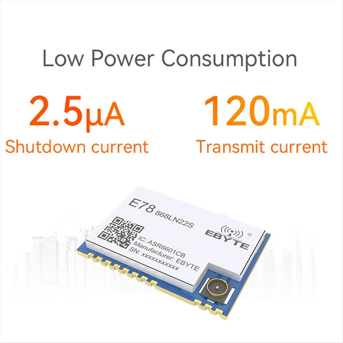 Module LoRa A73T LoRaWAN SoC E - Ipex Connector avis et prix