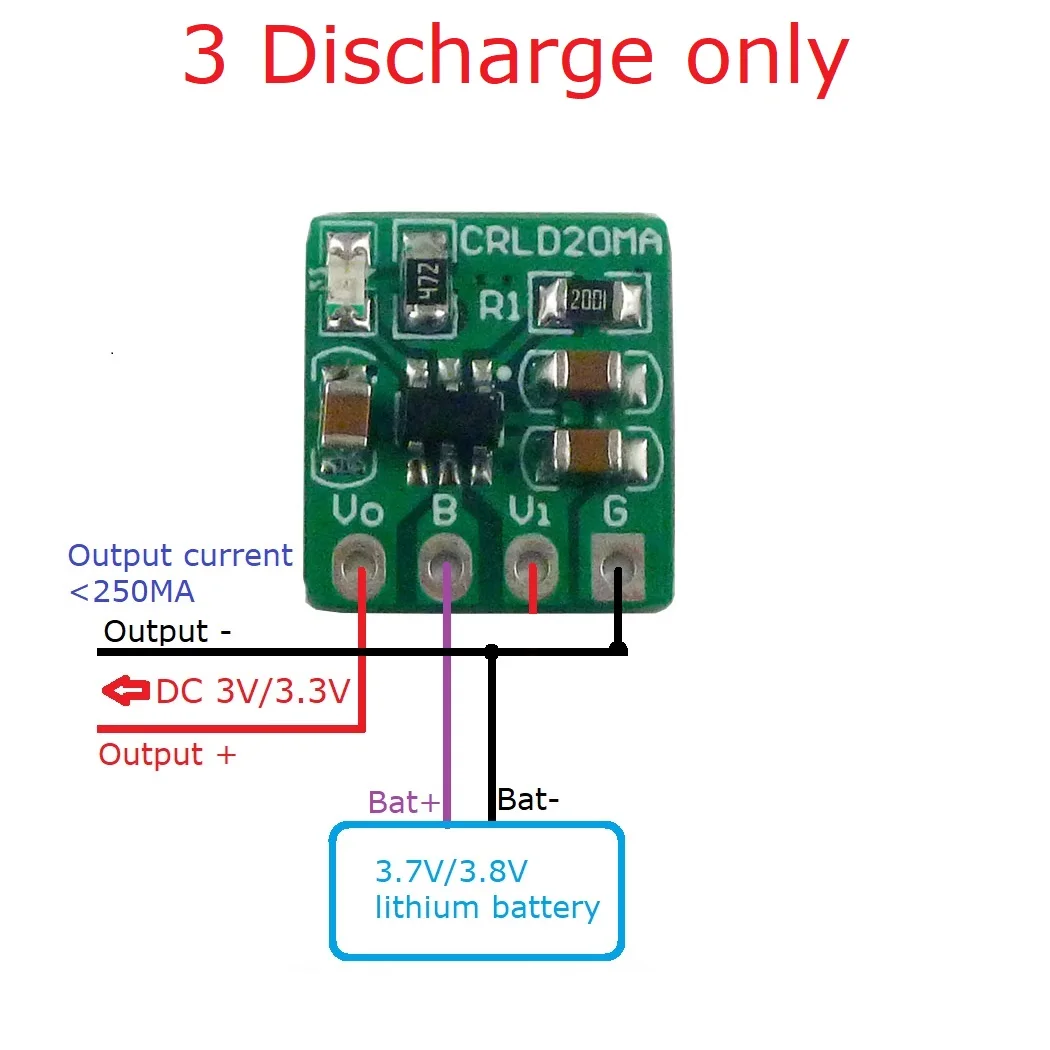 5X CRLD20MA Mini 2 en 1 Charge - Li Ion Charger Module avis et prix